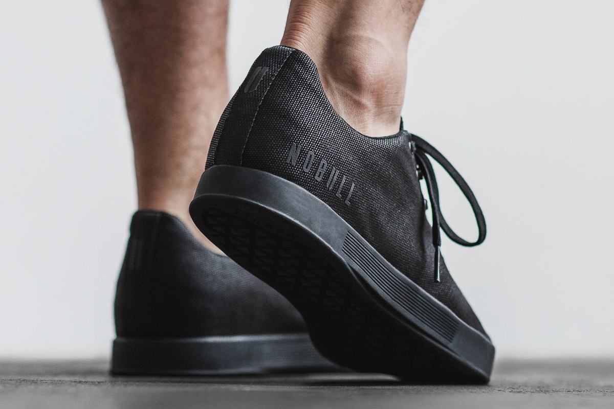 Nobull Canvas Trainer Fitness Schoenen Heren Zwart | 180423-EZC