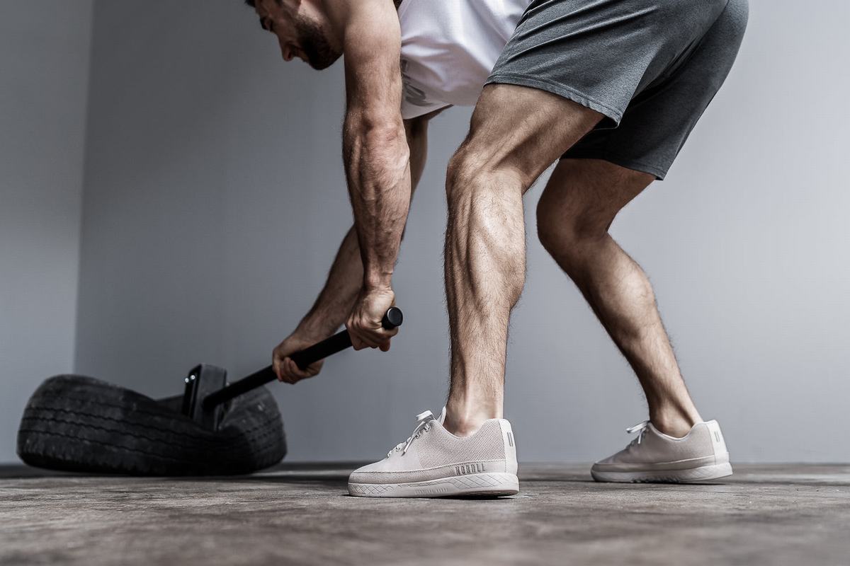 Nobull Canvas Trainer Fitness Schoenen Heren Grijs | 283716-BAR