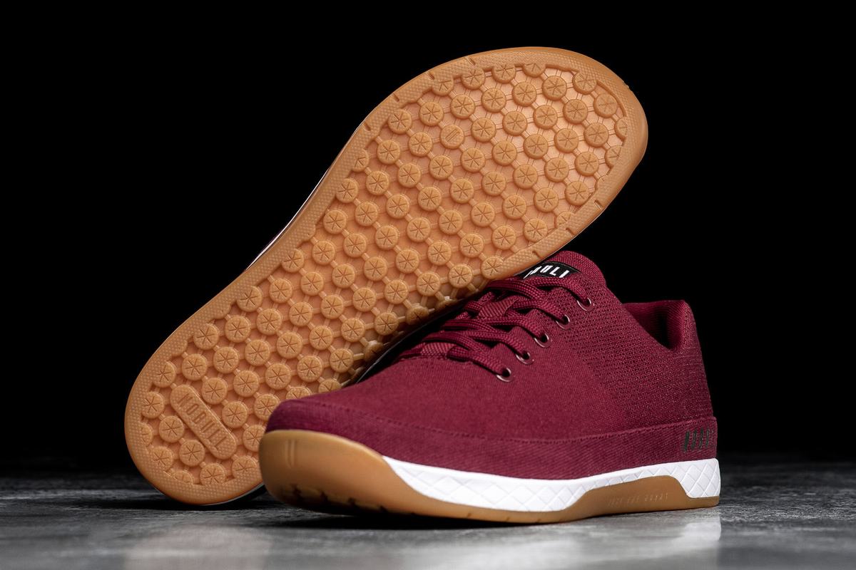 Nobull Canvas Trainer Fitness Schoenen Heren Bordeaux | 548271-OWM