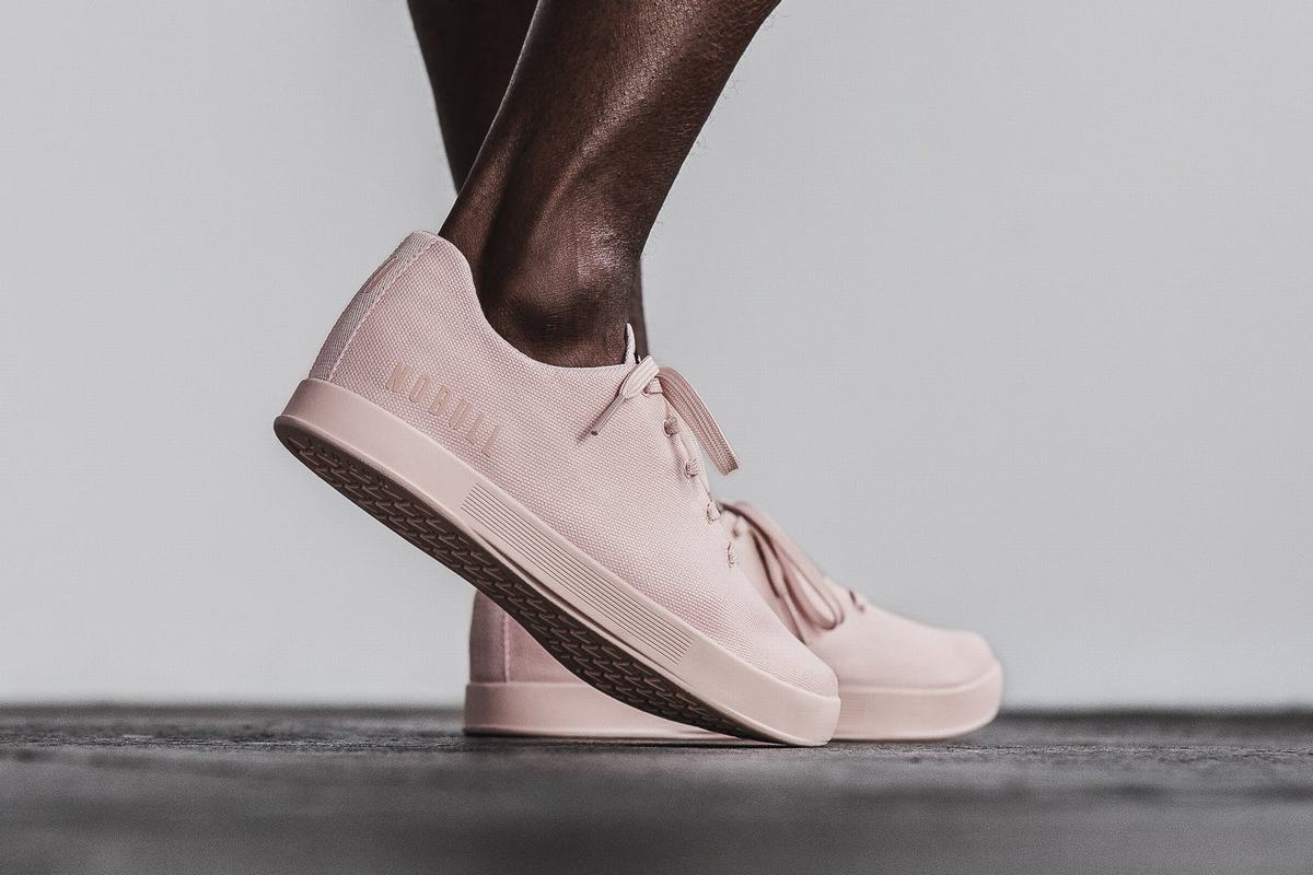 Nobull Canvas Trainer Fitness Schoenen Heren Roze | 584391-QBO