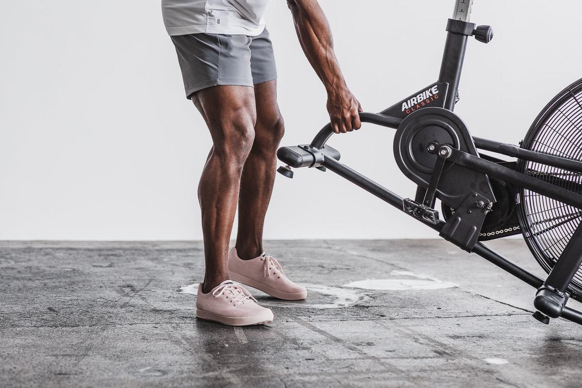 Nobull Canvas Trainer Fitness Schoenen Heren Roze | 584391-QBO