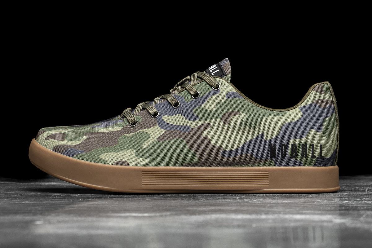 Nobull Canvas Trainer Fitness Schoenen Heren Camo | 650219-XZL