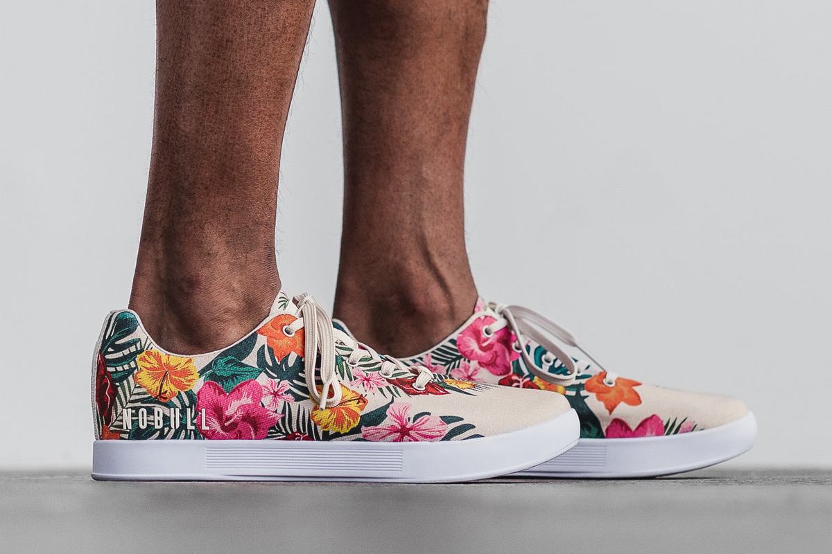 Nobull Canvas Trainer Fitness Schoenen Heren Wit | 740623-ZDH