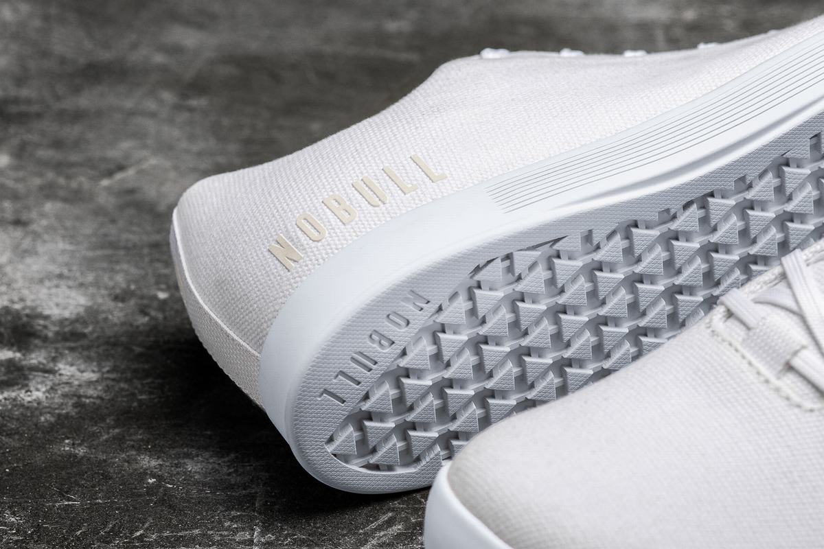 Nobull Canvas Trainer Fitness Schoenen Heren Wit | 905278-CVK