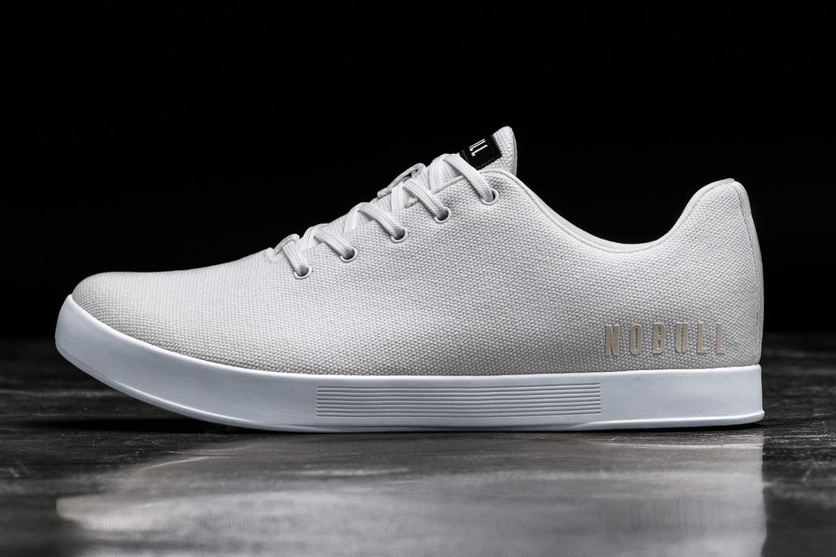 Nobull Canvas Trainer Fitness Schoenen Heren Wit | 905278-CVK