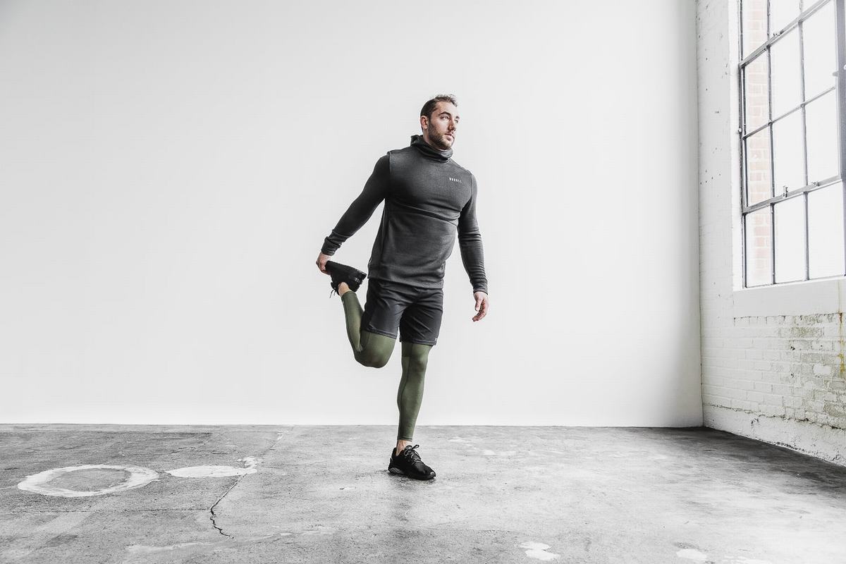 Nobull Compression Tight Hardloopbroek Heren Groen | 759810-DVF