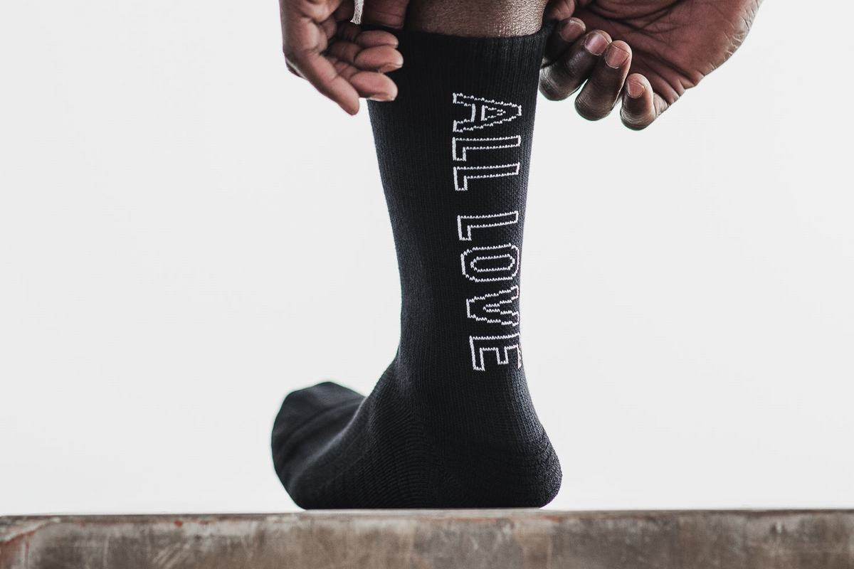Nobull Crew All Love Sokken Dames Zwart | 630972-ZRK