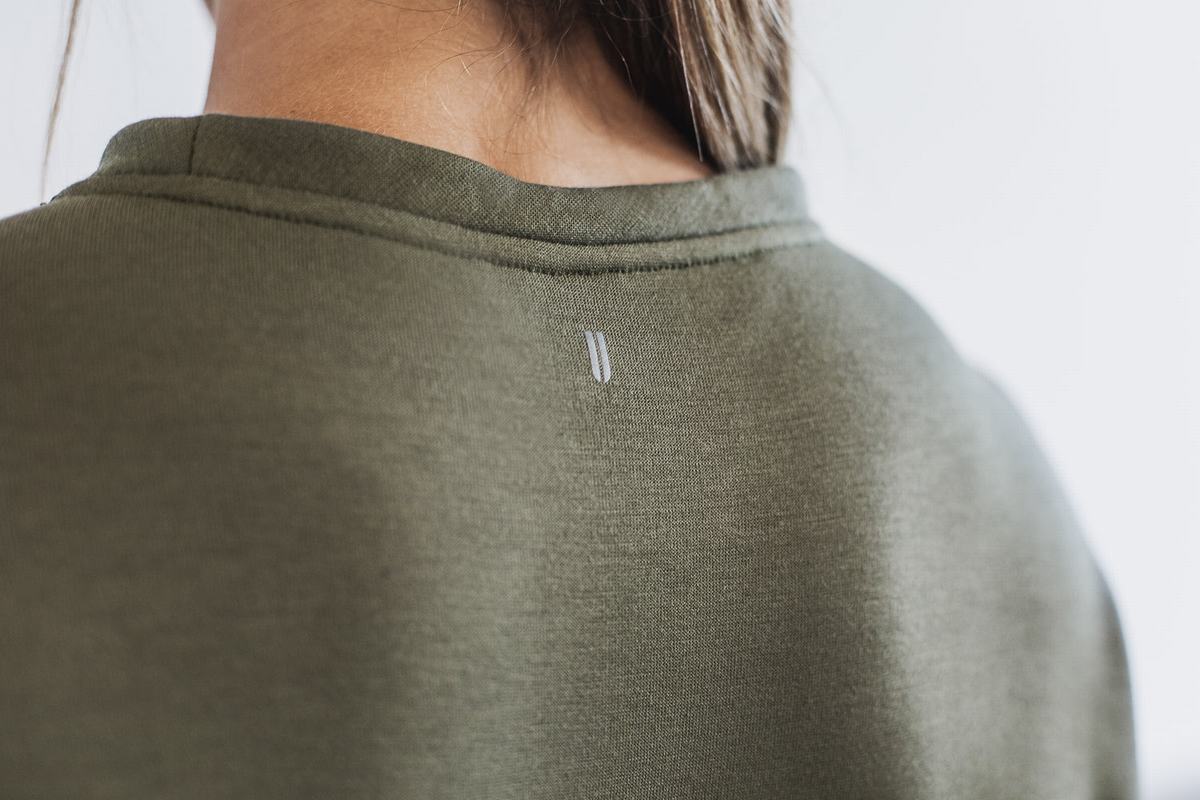 Nobull Crew Sweatshirts Dames Groen | 670519-TBP