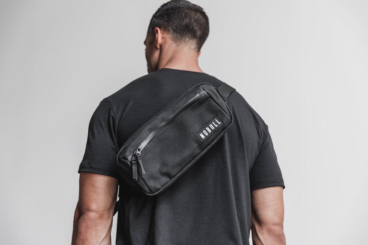 Nobull Crossbody Tassen Heren Zwart | 794053-LEI