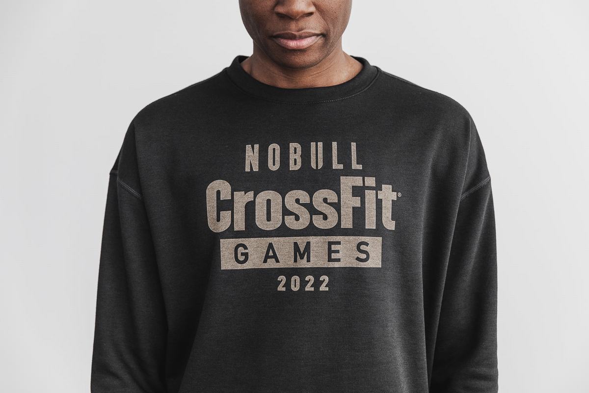 Nobull Crossfit Games® 2022 Crew Sweatshirts Dames Zwart | 743658-PTL