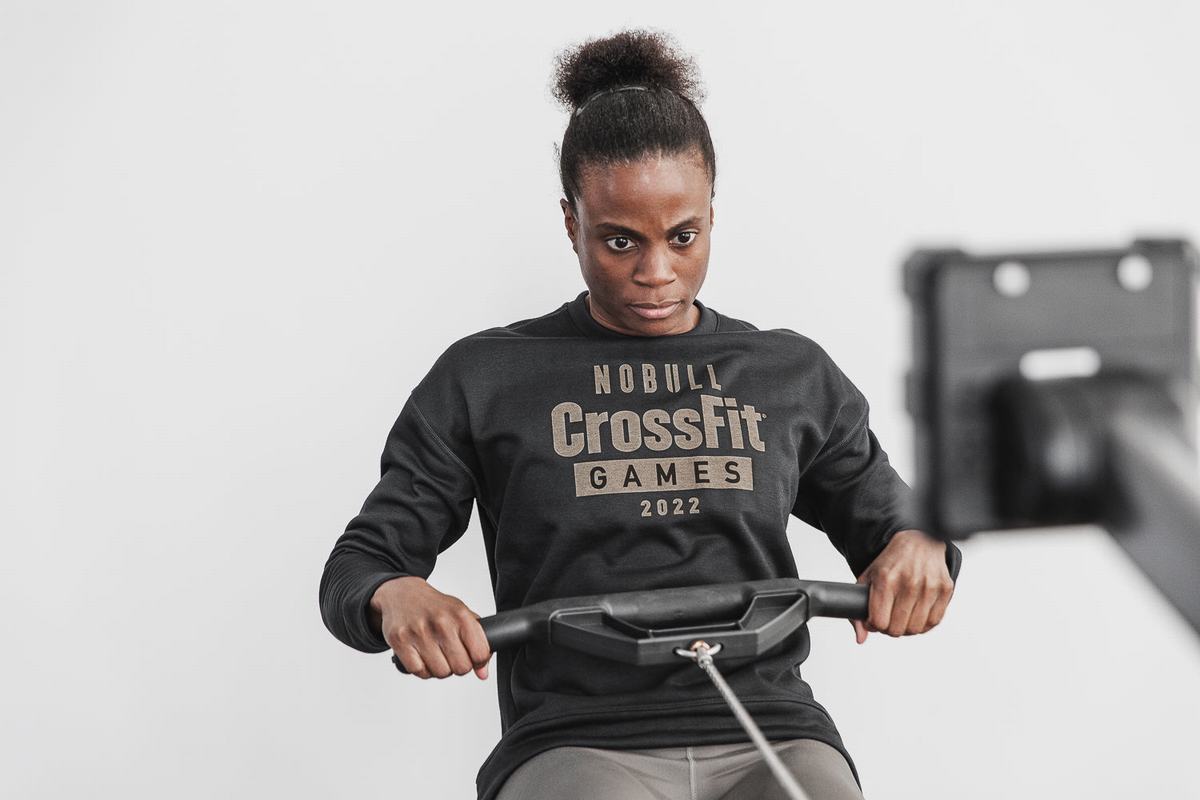 Nobull Crossfit Games® 2022 Crew Sweatshirts Dames Zwart | 743658-PTL