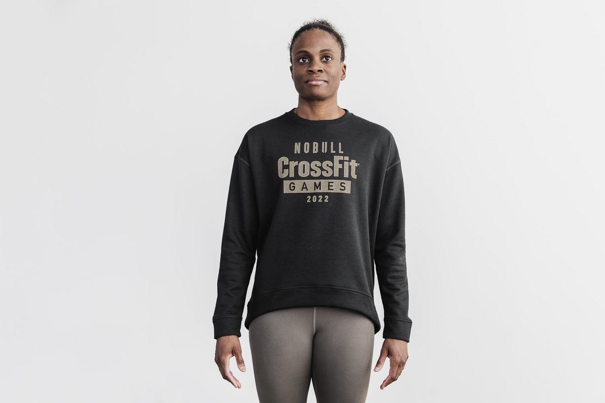 Nobull Crossfit Games® 2022 Crew Sweatshirts Dames Zwart | 743658-PTL