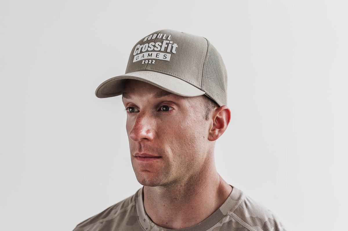 Nobull Crossfit Games® 2022 Curved-Brim Trucker Hoeden Dames Grijs | 891037-HUC
