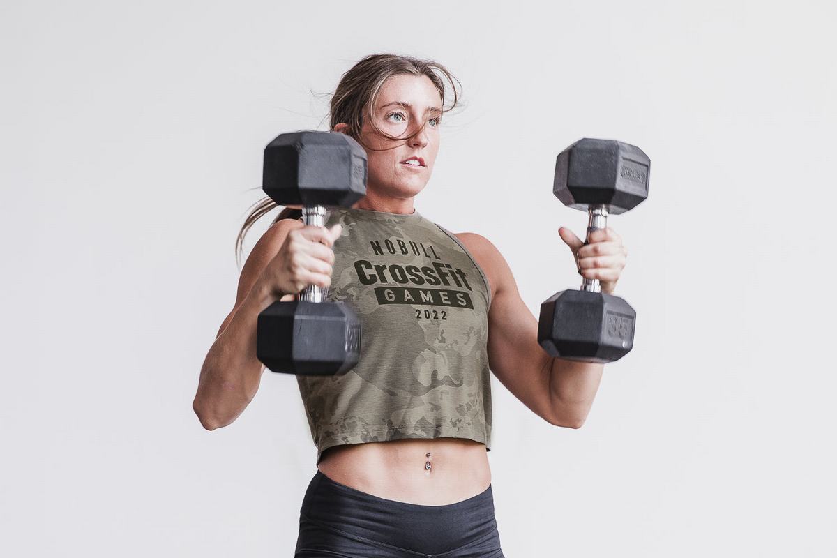Nobull Crossfit Games® 2022 Muscle Tank Tanktop Dames Camo | 038457-VSA