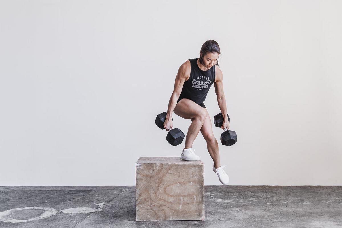 Nobull Crossfit Games® 2022 Muscle Tank Tanktop Dames Zwart | 395841-OZY