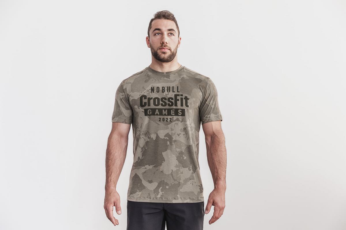 Nobull Crossfit Games® 2022 T-shirts Heren Camo | 605498-ATX