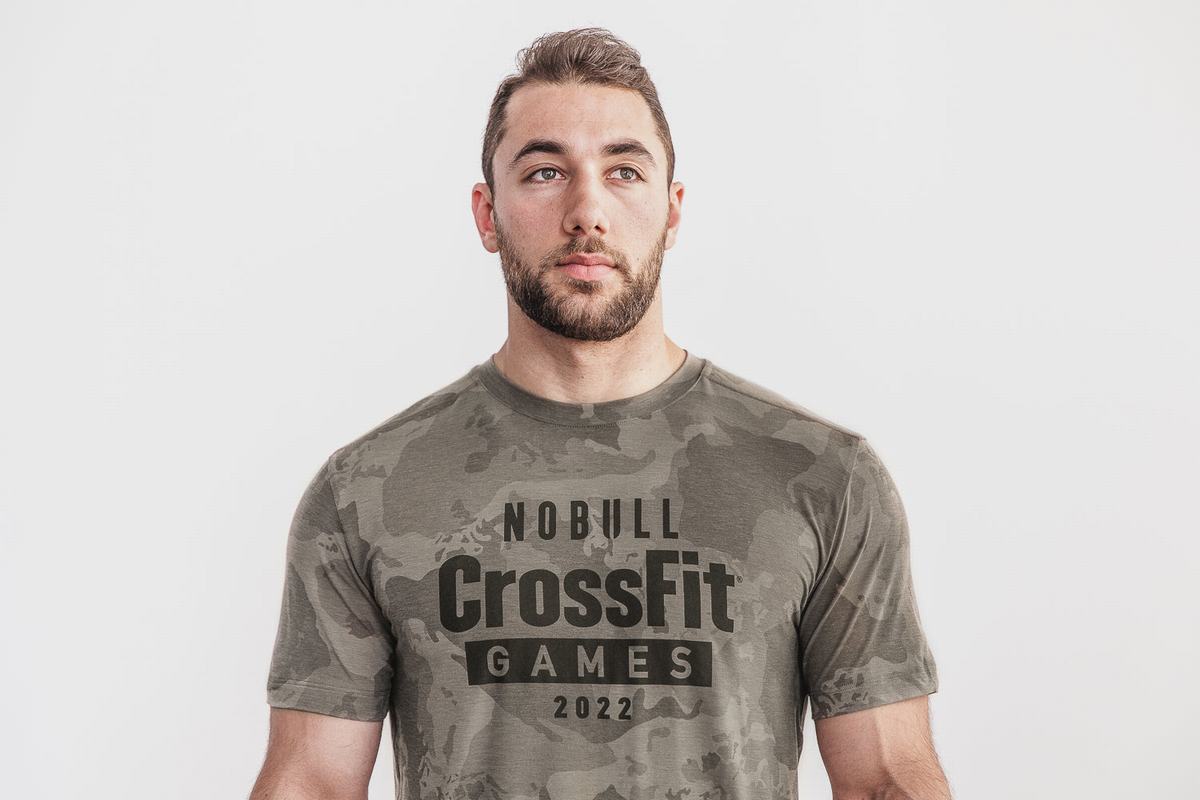 Nobull Crossfit Games® 2022 T-shirts Heren Camo | 605498-ATX