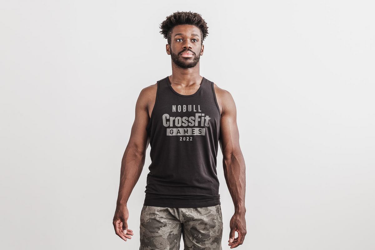 Nobull Crossfit Games® 2022 Tank Tanktop Heren Zwart | 374625-ZKM