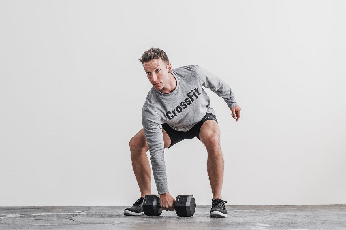 Nobull Crossfit® Crew Sweatshirts Heren Grijs | 291805-JYU