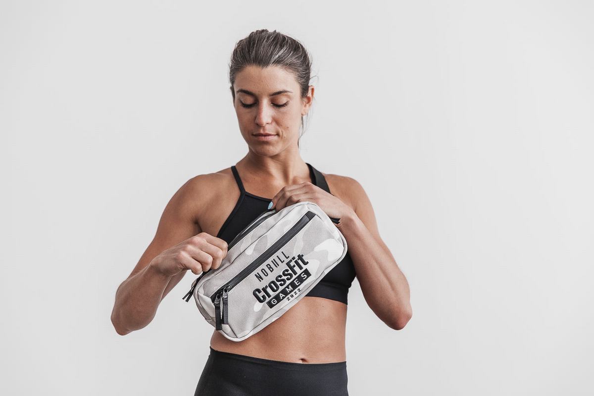 Nobull Crossfit® Games 2022 Crossbody Tassen Heren Wit Camo | 814053-OKD