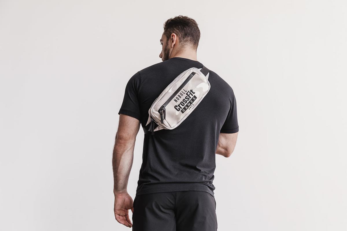 Nobull Crossfit® Games 2022 Crossbody Tassen Heren Wit Camo | 814053-OKD