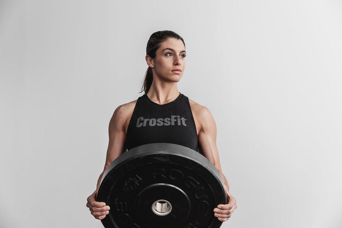 Nobull Crossfit® High-Neck Tank Tanktop Dames Zwart | 268153-UCB