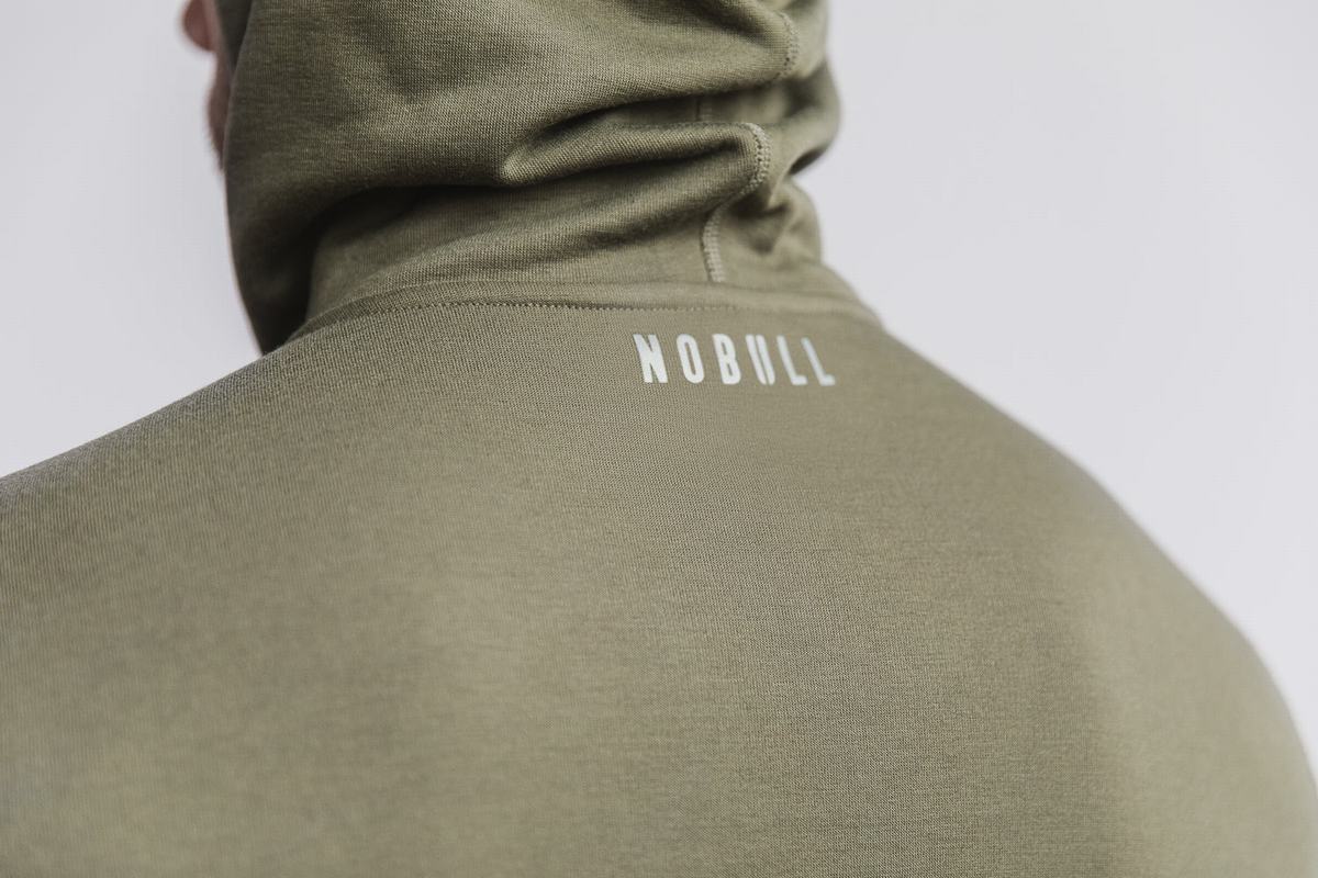 Nobull Crossfit® Hoodie Heren Groen | 794810-HTM