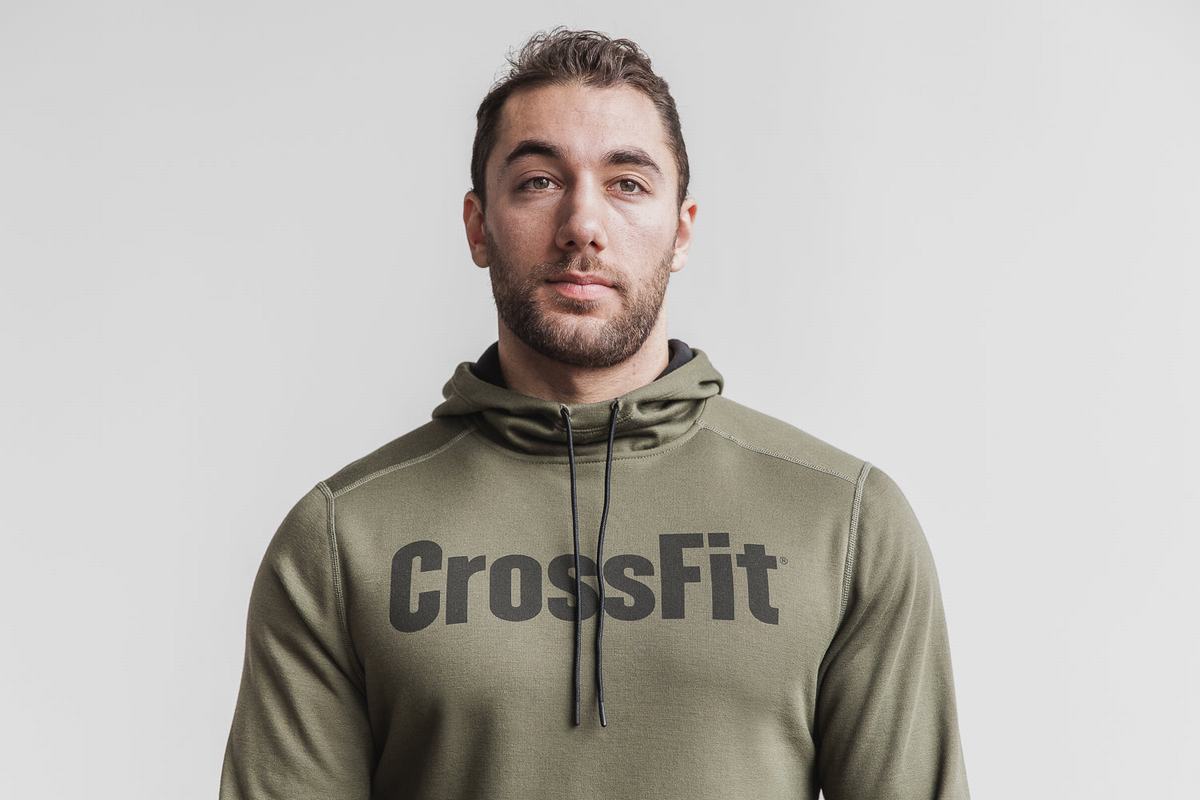 Nobull Crossfit® Hoodie Heren Groen | 794810-HTM