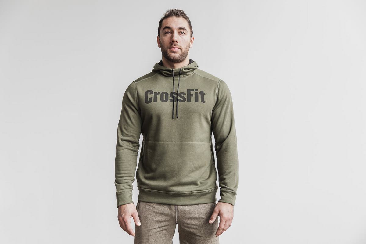 Nobull Crossfit® Hoodie Heren Groen | 794810-HTM