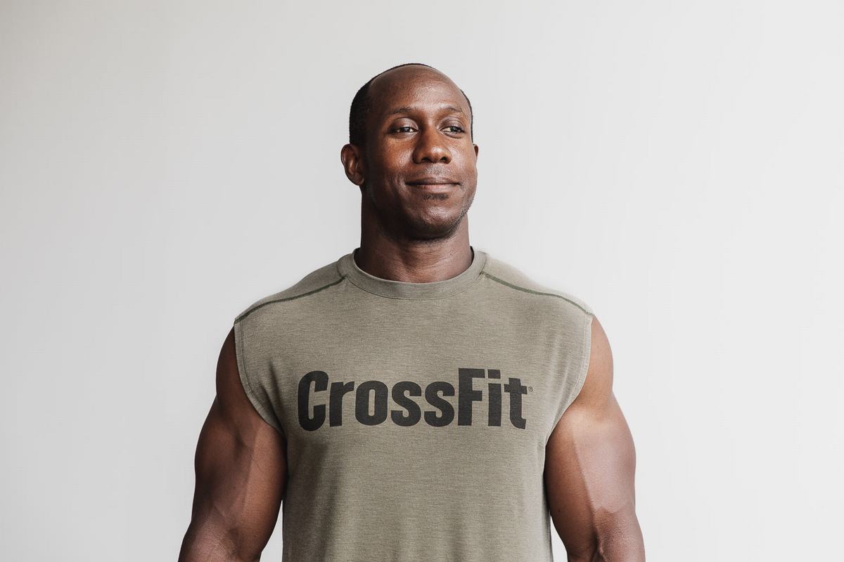 Nobull Crossfit® Mouwloos T-shirts Heren Groen | 257694-CEB