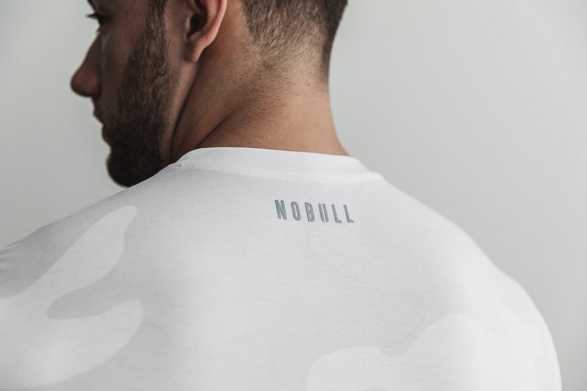 Nobull Crossfit® Mouwloos T-shirts Heren Wit Camo | 291730-OEN