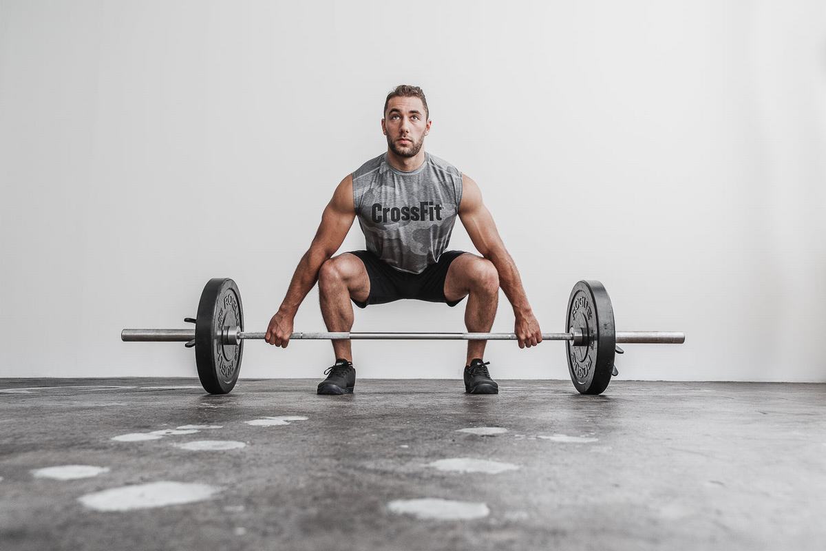 Nobull Crossfit® Mouwloos T-shirts Heren Grijs Camo | 824067-HKQ