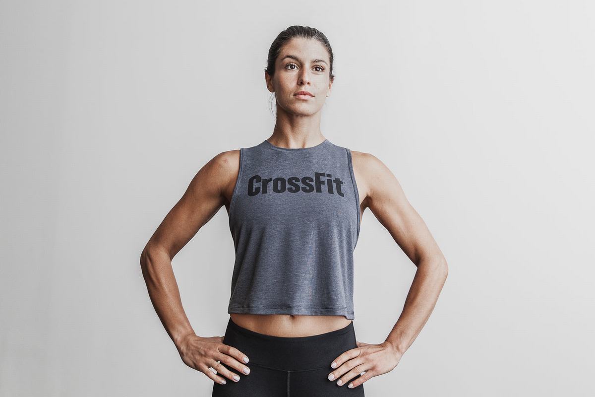 Nobull Crossfit® Muscle Tank Tanktop Dames Diepgrijs | 251738-MXF