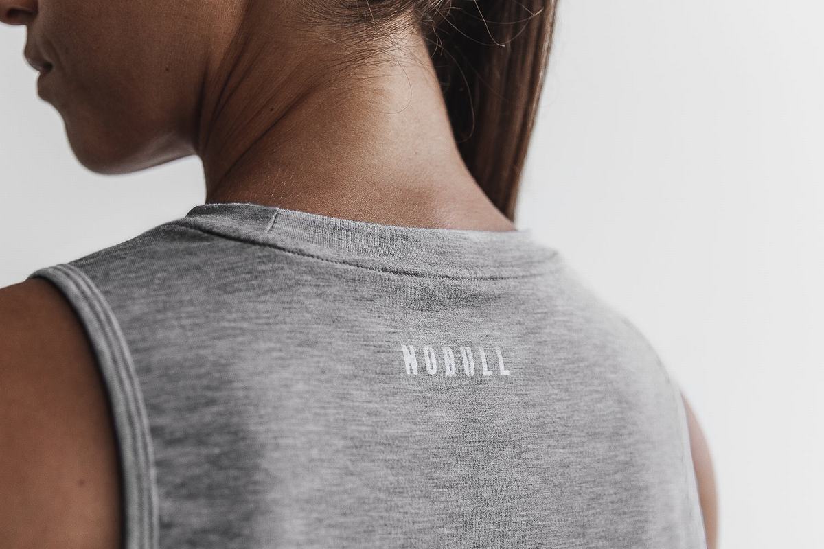 Nobull Crossfit® Muscle Tank Tanktop Dames Grijs | 390672-EKB