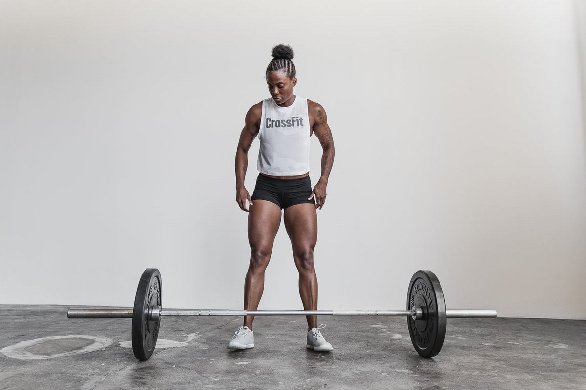 Nobull Crossfit® Muscle Tank Tanktop Dames Wit Camo | 650819-QSI