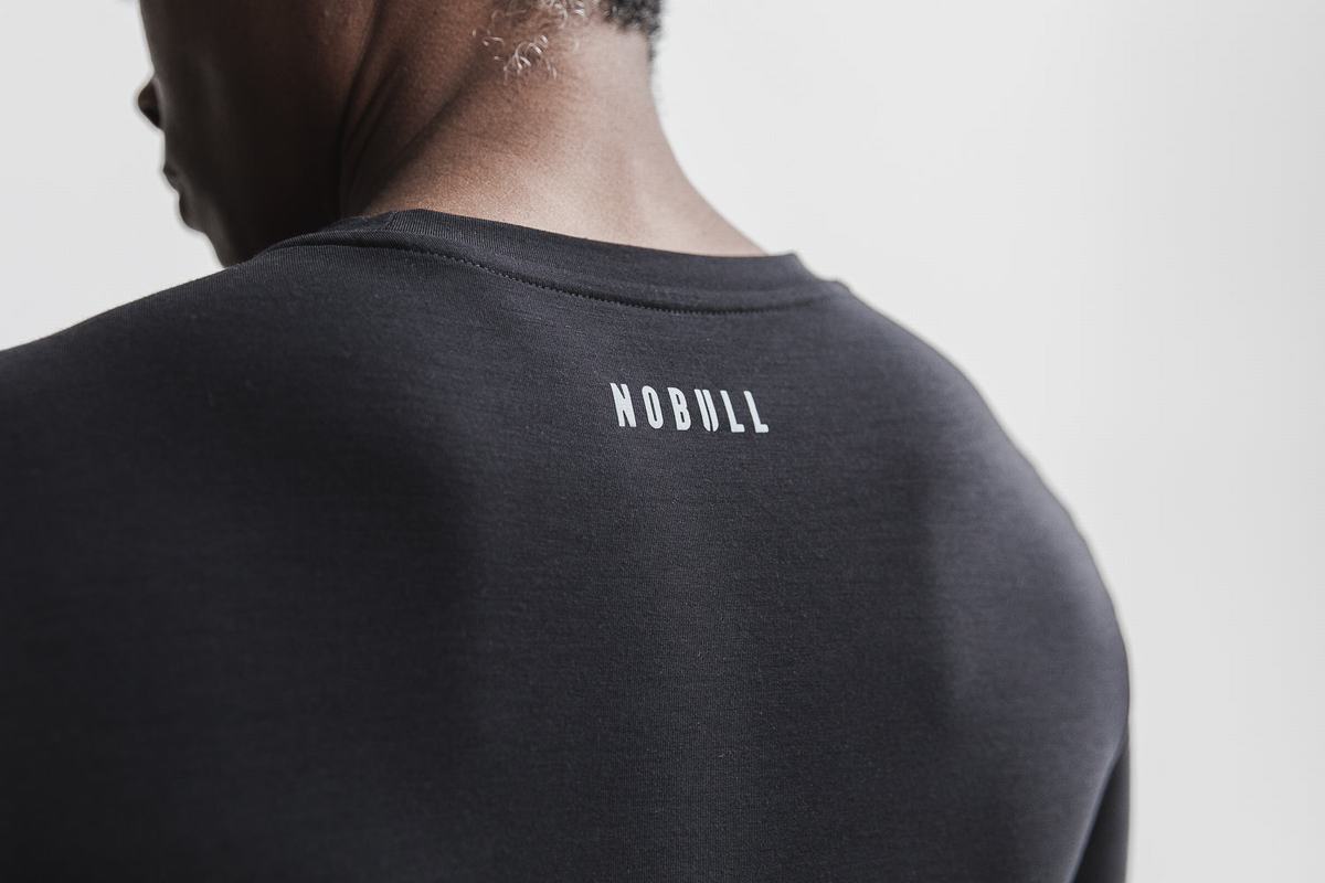 Nobull Crossfit® T-Shirt Lange Mouw Dames Zwart | 180563-ERF