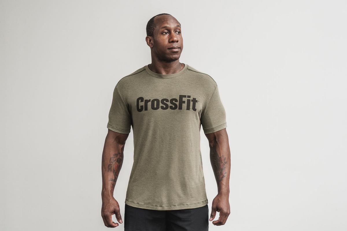Nobull Crossfit® T-shirts Heren Groen | 243657-EDP