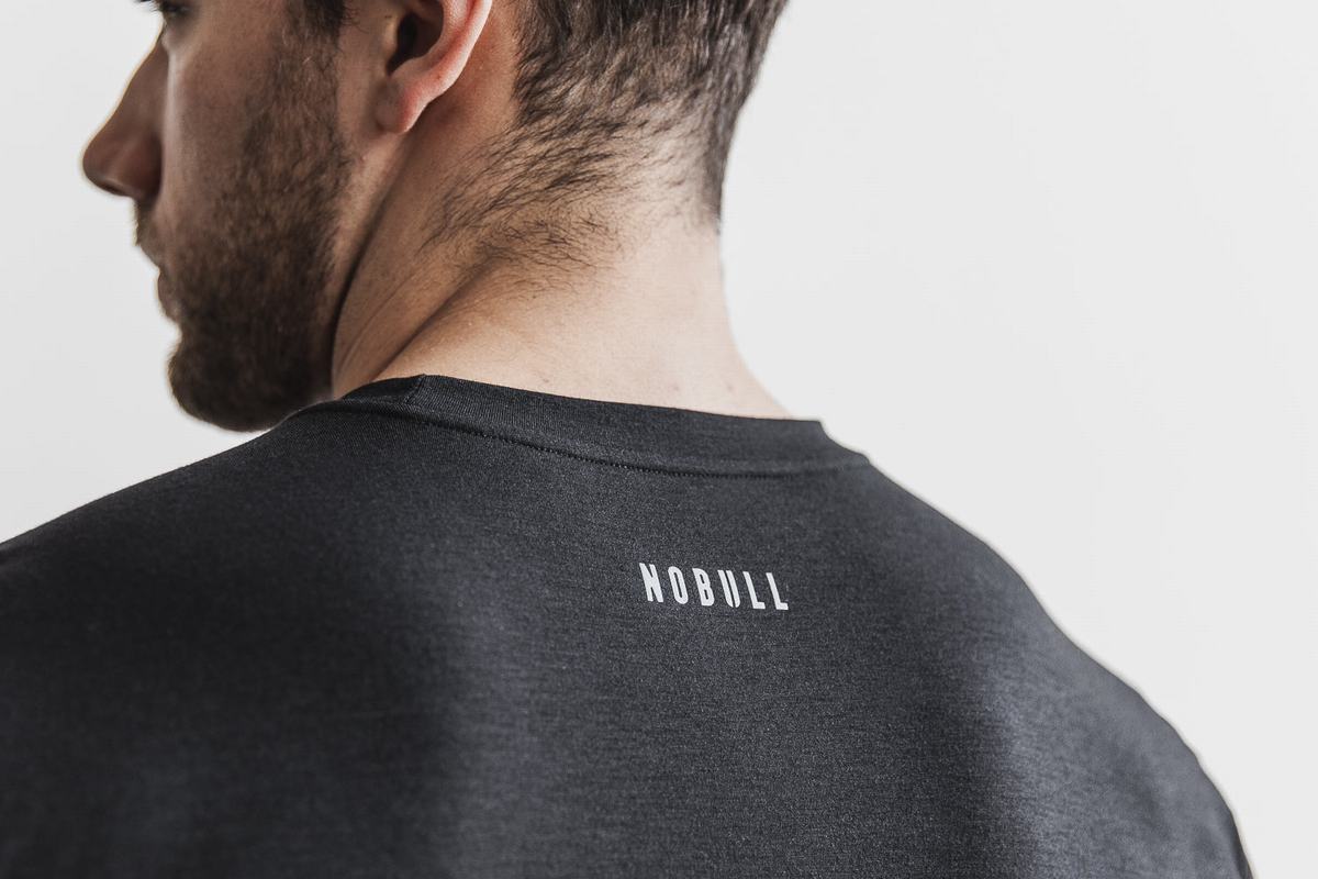 Nobull Crossfit® T-shirts Heren Zwart | 473052-WNF