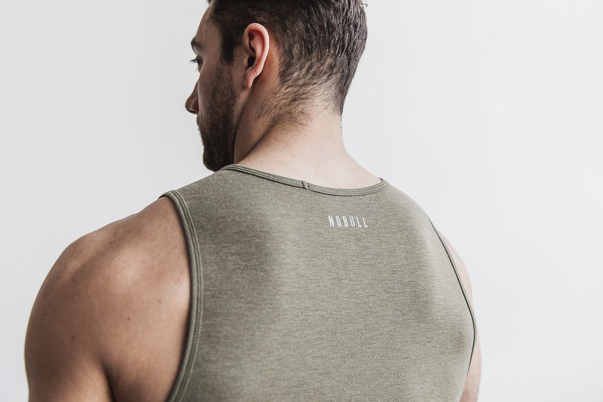 Nobull Crossfit® Tank Tanktop Heren Groen | 041278-XVA