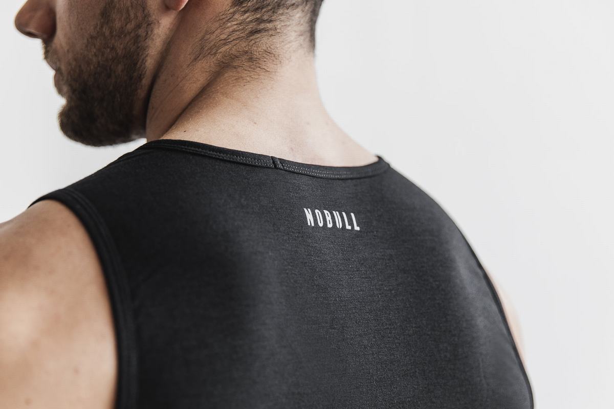 Nobull Crossfit® Tank Tanktop Heren Zwart | 378049-HVW