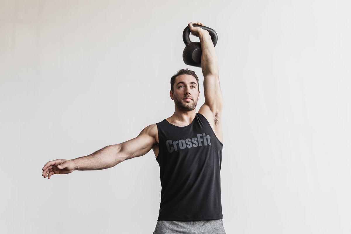 Nobull Crossfit® Tank Tanktop Heren Zwart | 378049-HVW