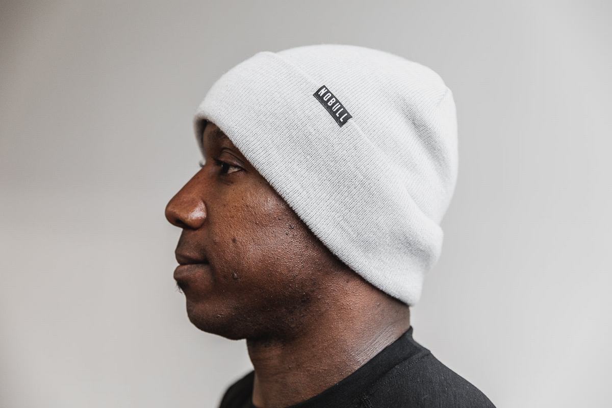 Nobull Cuffed Beanie Muts Heren Grijs | 041875-XUD