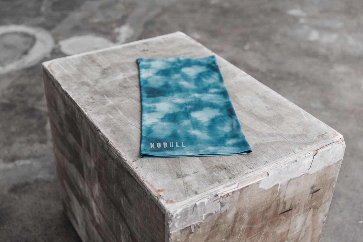 Nobull Gaiter Tie-Dye Sjaals Dames Blauw | 419027-DMN