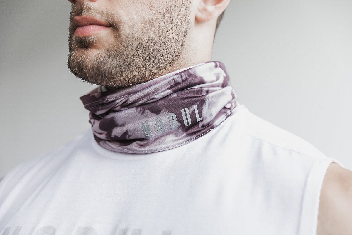 Nobull Gaiter Tie-Dye Sjaals Dames Roze Donkerrood | 590264-ELT