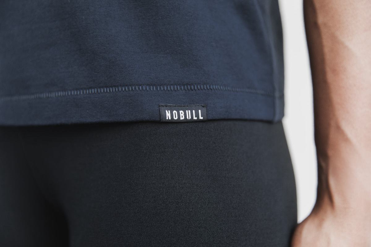 Nobull Heavyweight Mouwloos T-shirts Dames Donkerblauw | 216039-KBT