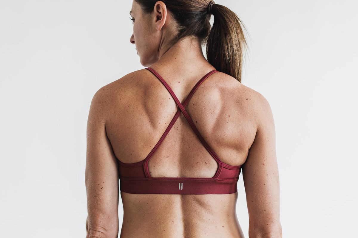 Nobull High-Neck Sport Bh Dames Rood | 426019-BLG