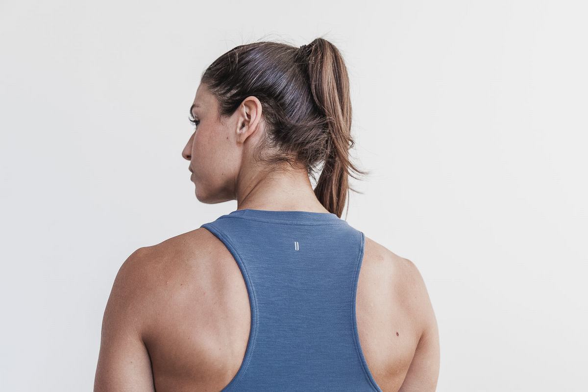 Nobull High-Neck Tank Bright Colors Tanktop Dames Blauw | 046318-HXT