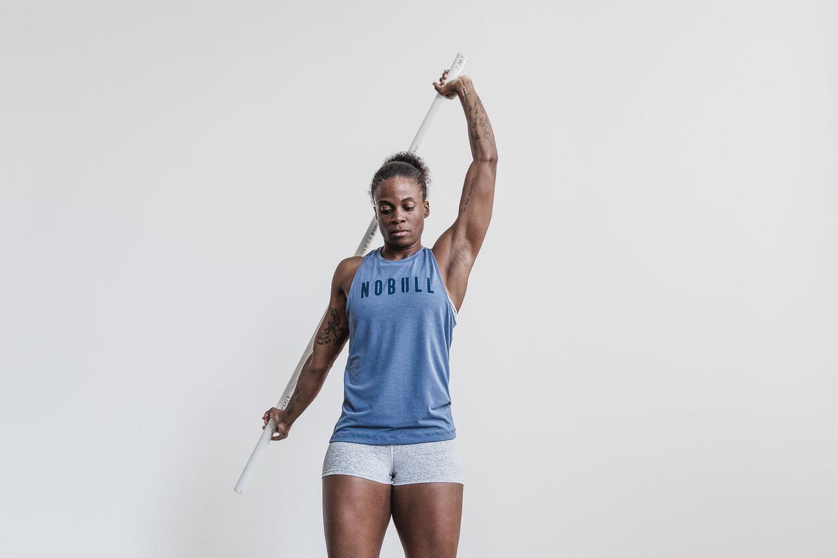 Nobull High-Neck Tank Bright Colors Tanktop Dames Blauw | 641798-AXI