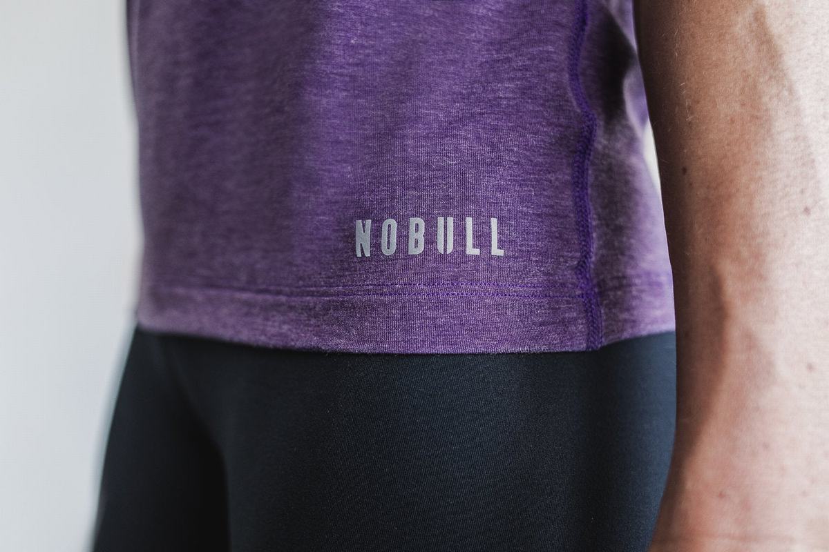 Nobull High-Neck Tank Bright Colors Tanktop Dames Paars | 796542-MXC
