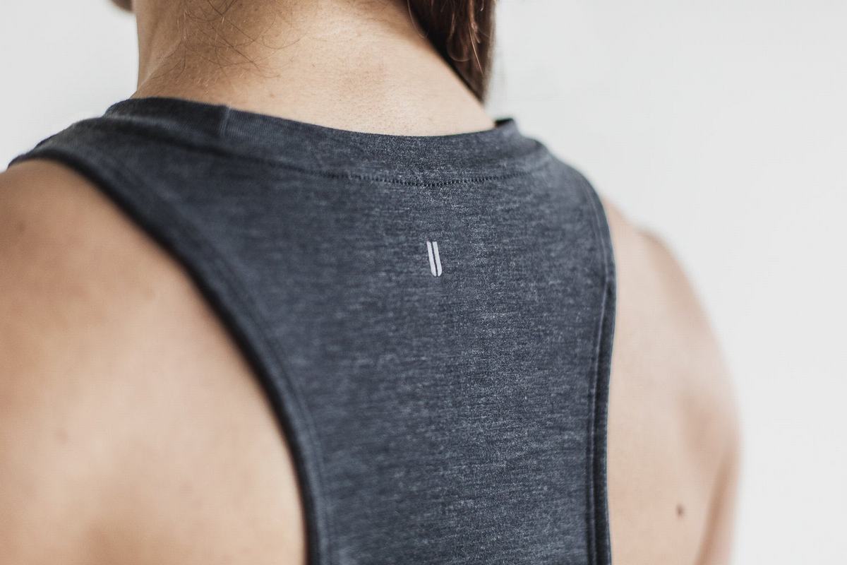 Nobull High-Neck Tank Classic Colors Tanktop Dames Diepgrijs | 345908-XZO